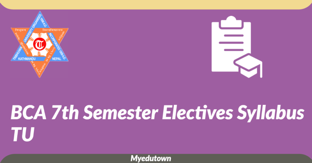 BCA 7th Semester Electives PDF