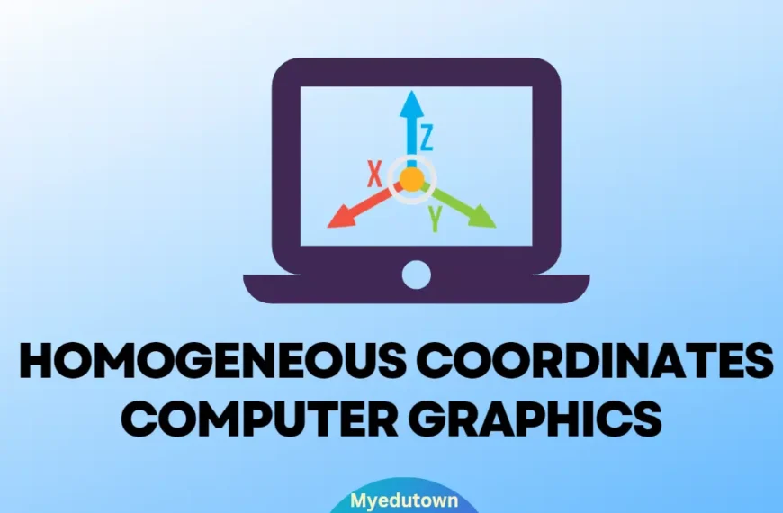 Homogeneous Coordinates in Computer Graphics
