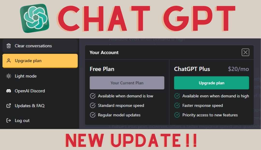 Chat GPT New Update