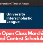 UIL State Marching Contest Schedule